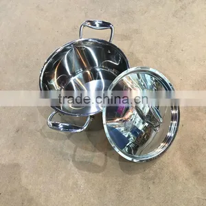 Kitchen Cook Stainless Steel Pot in Set thumbnail-3