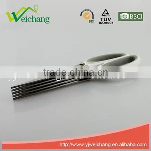 WCSC288 5 Layer Scissors Stainless Steel Chopped Green Onion Scissors Precision 5 Blade Scissors thumbnail-3