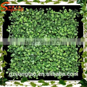 Plastic Green Grass Artificial Boxwood Hedge Wall/ Fence/Garden Decoration Wholesale thumbnail-2