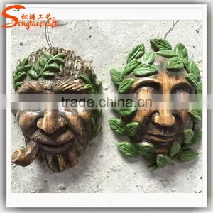 Songtao Chinese Factory Customize Artificial Human Tree Face Masks thumbnail-1