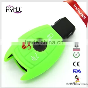 2017 High Quality Silicone Remote Car Key Case Silicone Smart Key Cover for Mercedes Benz thumbnail-2