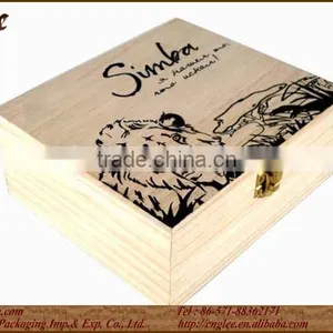 Eco-Friendly Wood Tea Bags Box thumbnail-1