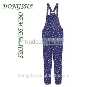 Wholesale Children's Boutique Clothing Floral Rush Overalls Frocks Designs 2016 HSD7377 thumbnail-6