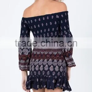 2017 Fashion OEM Two Piece Dress For Summer Skirt thumbnail-4
