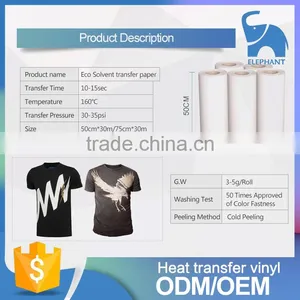 Printable PU Eco Solvent Printing White Vinyl Transfer Film thumbnail-2
