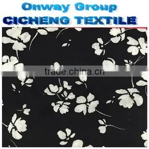2016 Shaoxing Cicheng Textile Spun Rayon Stock Viscose Rayon Bandage Dress thumbnail-1
