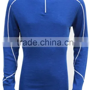 Merino Wool Long Sleeve Zip Top Underwear thumbnail-2