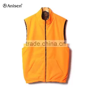 Manufacturer Clothing Hunting Fleece Custom Men Vest thumbnail-3