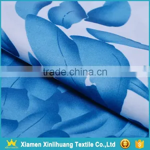 New Fashion Pure Polyester Twill Floral Printed Peach Skin Fabric for Shorts thumbnail-4