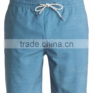 2017 Cusrom Men Board Shorts Stretch Waist Custom 100% Cotton Royal Oxford Shorts Double Flat Welt Back Pockets thumbnail-2