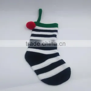 Warmer Decoration Christmas Home Knitted Sock Ugly Funny Christmas Sock thumbnail-2