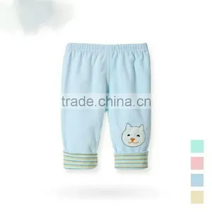 Korean Style Children Pants Wholesale Bear Pattern Cotton Baby Trousers thumbnail-1