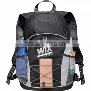 Twister Backpack - Has Zippered Main Compartment, Zippered Front Pocket With Earbud Port Access and Comes With Your Logo. thumbnail-2