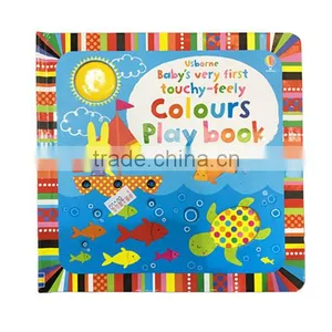 Children Touching and Feeling Book 4C/4C Card Book Customizable Education Book thumbnail-1