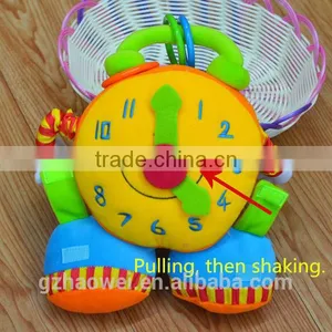 Hign Quality Infant Crib Hanging Baby Toy O'clock Shape Plush Baby Toy thumbnail-4