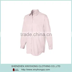 Smart Pink Color Long Sleeve Soft Cotton Lady Casual Shirts Pictures thumbnail-1