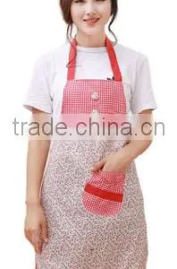 Fashionable Kitchen Waterproof and Oil Floral Sleeveless Apron Promotional Aprons Customized Advertising thumbnail-1