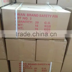 Swan Brand Nickel Plating Safety Pin thumbnail-2