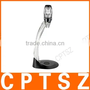 Professional Wine Decanter Set Mini Essential Red Wine Quick Aerator With Filter Stand Holder thumbnail-1