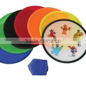 Folding Nylon Frisbee/frisbee/flying Disc thumbnail-1