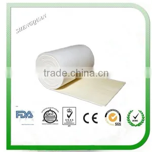 Needle Felt 100% Polyester Non Woven Air Filter Fabric/Polyester High-efficient Air Filter Fabric thumbnail-1
