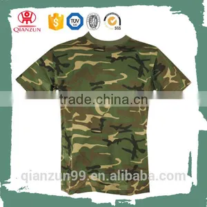 Custom Scoop Neck Organic Cotton Army t Shirt Wholesale Cheap thumbnail-5