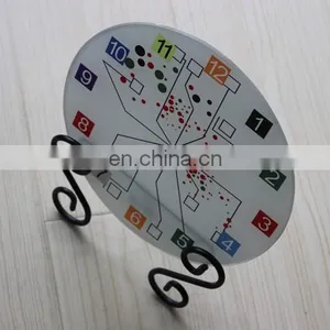 Tempered Glass Clock With Sublimation Coating thumbnail-5