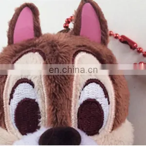 Custom Cute Plush Toys Brown Squirrel Keychain thumbnail-6