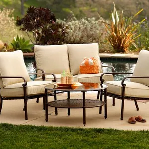 Balcony Waterproof Outdoor Furniture Sofa Commercial Decorative thumbnail-1