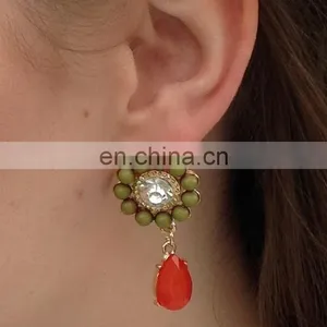 Little Dot Flower Earring Spring Rain Drop Earrings thumbnail-1