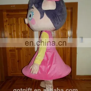 Promotional Lovely Custom Pig Mascot Costume for Adult Wearing thumbnail-2