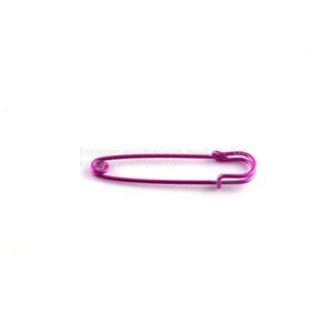 Sexy Red Decorated 2.0mm*76mm Brass Safety Pin for Crafts and Fashion thumbnail-4
