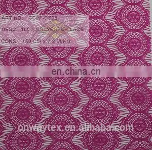 Eyelash Hot Sale Lavender Lace Fabric,High Quality Lavender Lace Fabric,100% Polyester Lace for Ladies' Lavender Lace Fabric thumbnail-1
