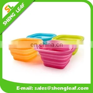 2016 Hot Selling Foldable Silicone Food Bowls thumbnail-1