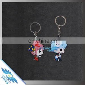 Factory Direct Sell Online Game Charater Custom Pvc Keychain/ Silicone Keychain With Keyring thumbnail-1