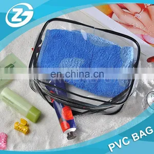 3 Different Size Cosmetic Makeup Travel Wash Bag Holder Organizer Pouch Clear Vinyl PVC Toiletry Bag Set With Zipper, Handle thumbnail-2