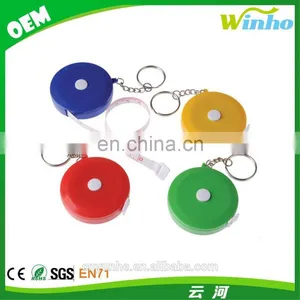 Winho Bright Color Retractable Measuring Tape Keychain thumbnail-1