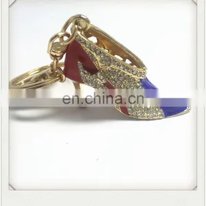 Promotional Metal Rhinestone Shoe Keychain thumbnail-1