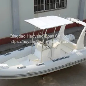 5.8m Inflatable Rib Boat With Teak Floor RIB580 With CE thumbnail-2