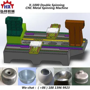 Automated Intelligent CNC Metal Lathe Machine For Metal Spinning thumbnail-1