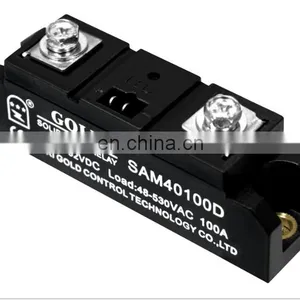 GOLD Solid State Relay SAM40120D 120A Industrial Grade Single Phase DC Controlled AC SSR thumbnail-2