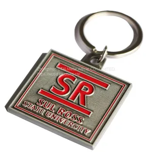 Creative Metal Key Chain Customized High-grade Cartoon Advertising Promotion Activities Key Chain Pendant Custom thumbnail-2