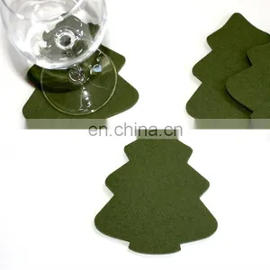 Grey Color Multifunctional Tea Cup Coaster Acrylic With Napkins Custom Felt Coasters thumbnail-2