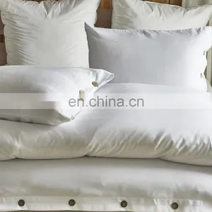 100% Washed Microfiber Duvet Cover Set Exquisite Button Closure Ultra Soft and Easy Care Simple Style Bedding Set thumbnail-3