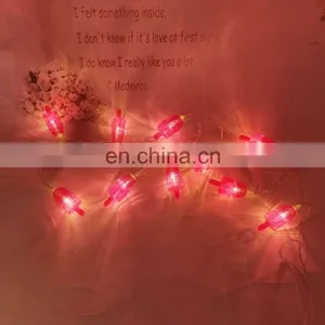 2020 New Product Cool And Refreshing Summer 2AA Battery Operated Fairy Popsicles String Light For Decoration thumbnail-2
