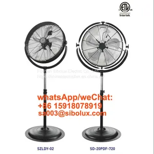 20inch Metal Construction Pedestal Drum Fan Stand Fan 360 Degree Tiltation High Ventilador De Pi thumbnail-1