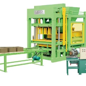 QTJ4-20B Automatic Cement Concrete Hollow Brick Forming Machine thumbnail-1