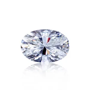 Factory Price D Color Near Colorless Excellent Cut VVS1 Clarity Oval Shape Loose Moissanite thumbnail-1