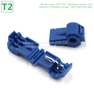 T2 Quick Wiring Clip Free Breaking Free Stripping Connector thumbnail-5