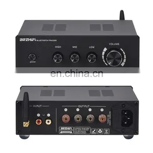 Assembled Silver/Black 300Wx2 TPA3255 DAC HiFi Home Power Amplifier With Tone Control Preamp thumbnail-4